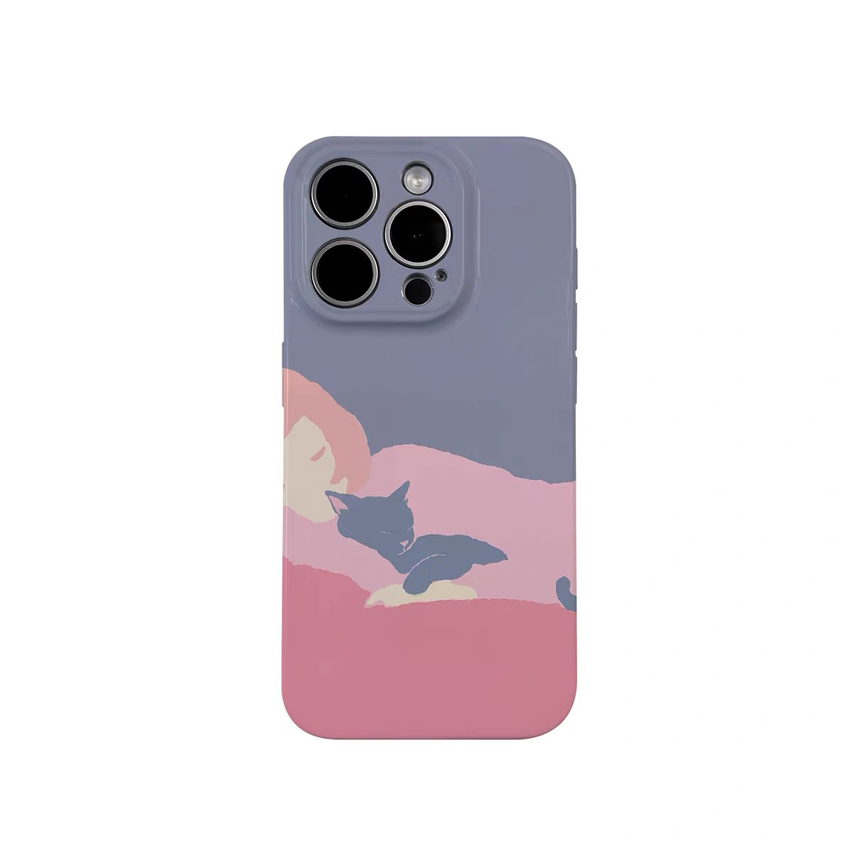 Phone Cases Xs - غطاء هاتف أكريليك بتصميم قطة وردية