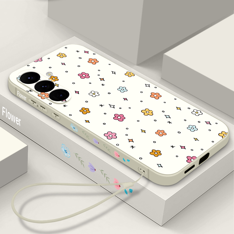Phone Cases Motorola Edge 2025 - جراب هاتف ناعم بتصميم زهور صغيرة