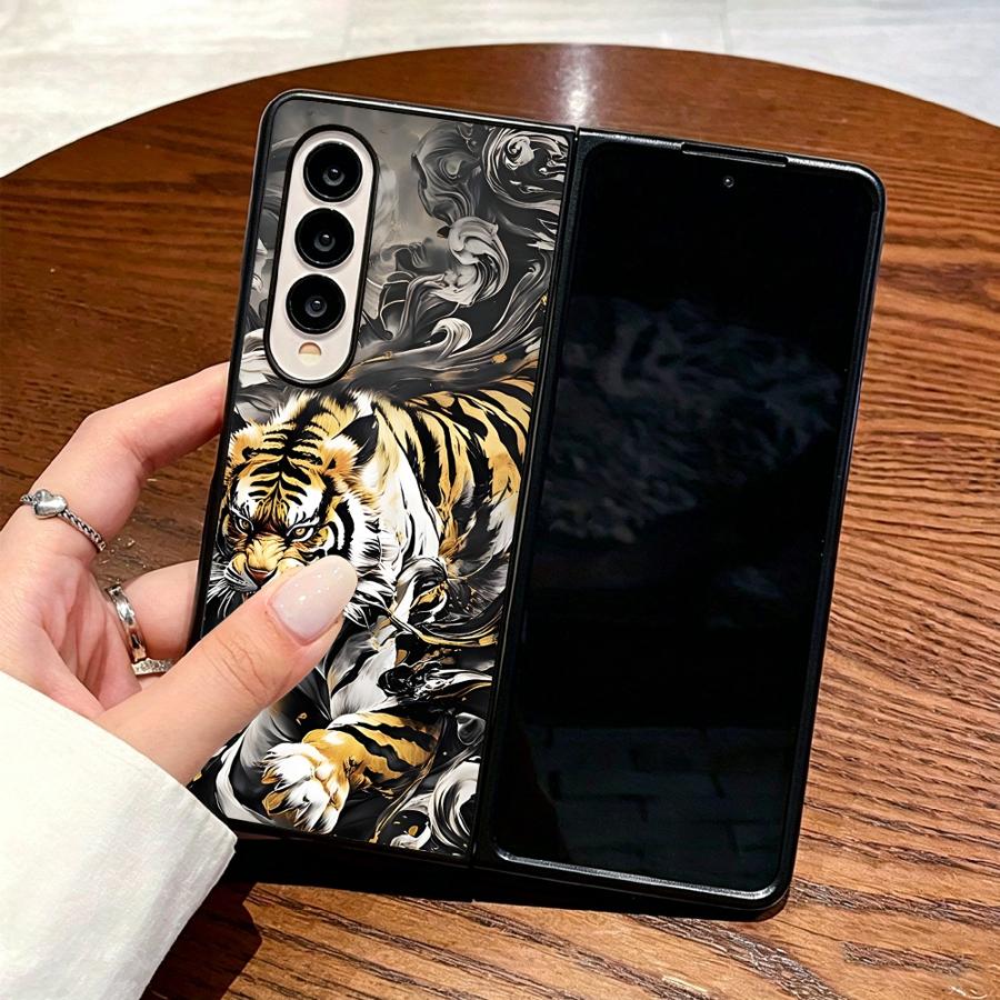 Phone Cases Z Flip 6 - غطاء هاتف بتصميم Ukiyo E Tiger