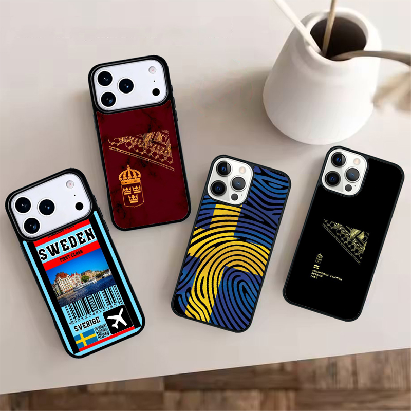 Phone Cases Sweden - غطاء هاتف بتصميم جواز سفر السويد