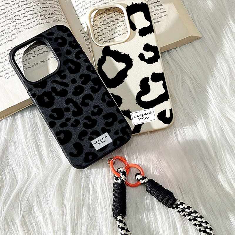 Phone Cases Motorola Edge 2025 - جراب هاتف بتصميم جلد الفهد مع