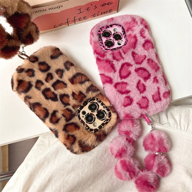Phone Cases For Iphone 11 - غطاء هاتف أنيق بتصميم الفهد الفروي