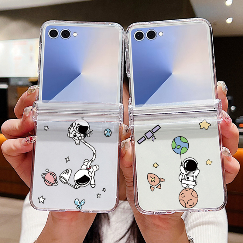 Phone Cases Z Flip 6 - رواد الفضاء نمط للطي قضية الهاتف