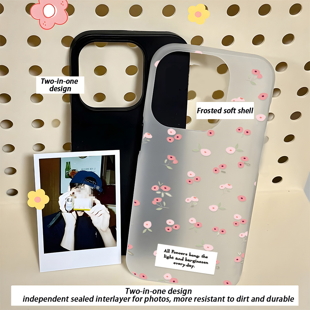 Phone Cases Diy - جراب هاتف بتصميم زهور صغيرة عتيق