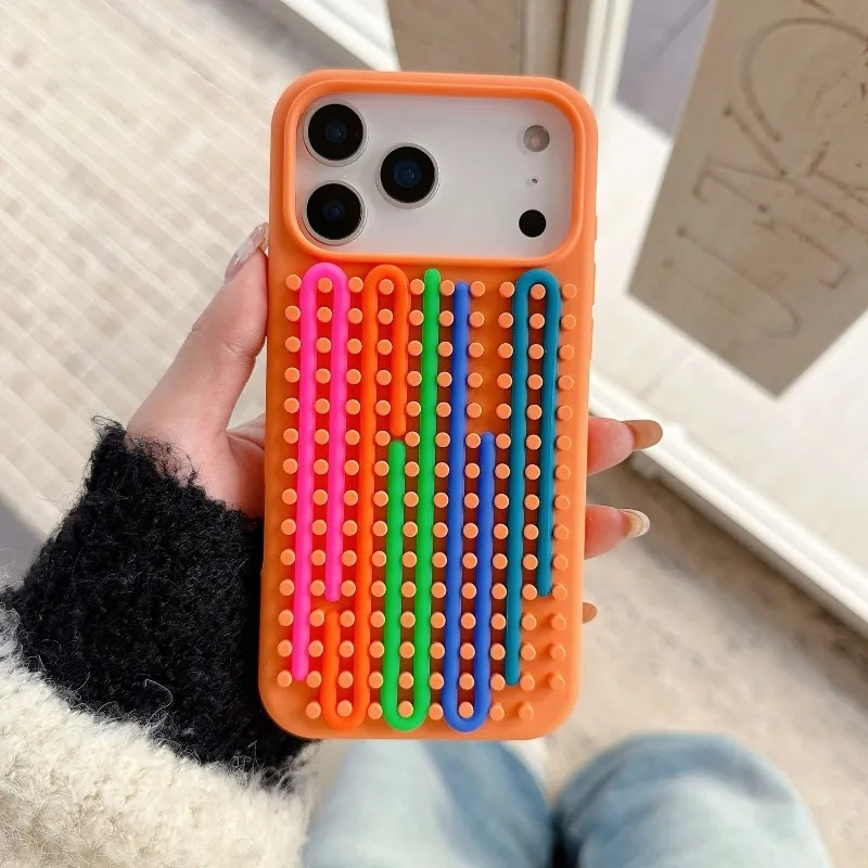 Phone Cases Diy - غطاء هاتف أسطواني بتصميم متاهة لتخفيف