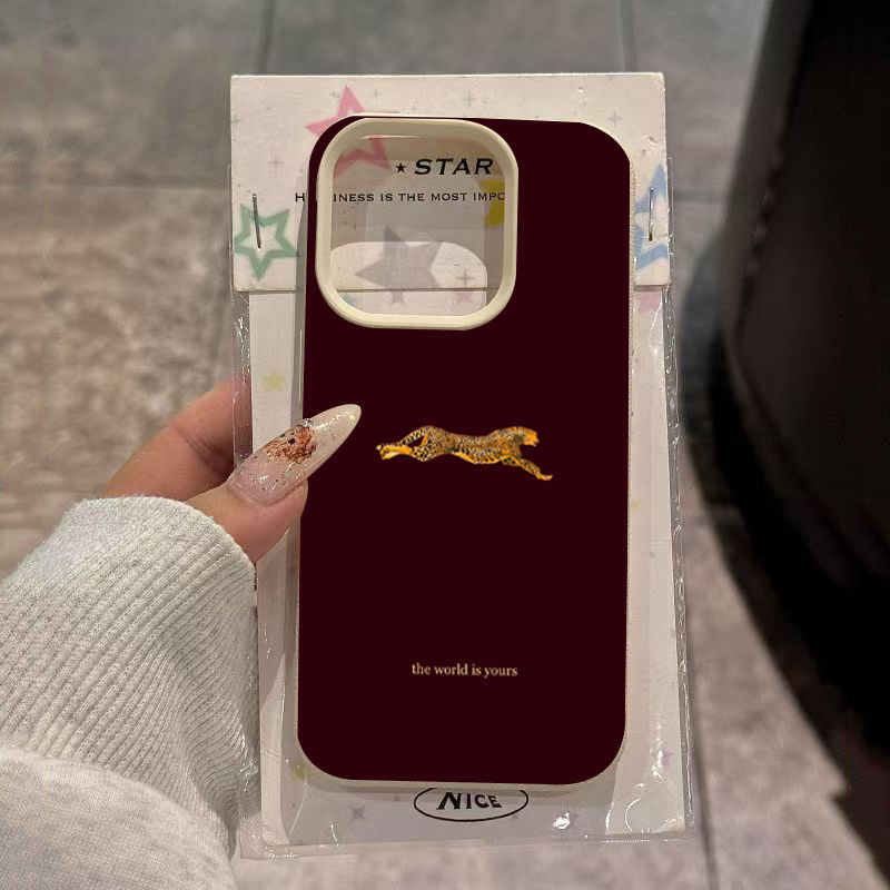 Phone Cases Trending - غطاء هاتف بتصميم فهد مينيماليستي بنمط