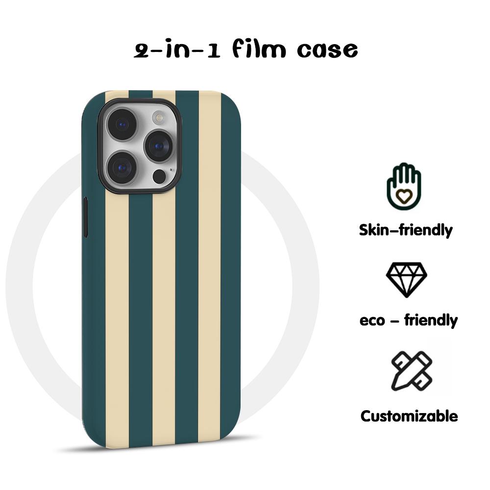 Phone Cases Xs - غطاء هاتف أنيق بخطوط ملونة أفقية