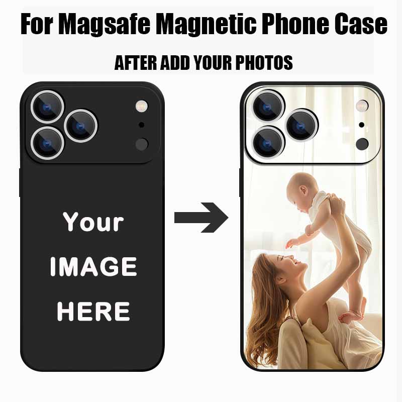 Phone Cases Personalised - حافظة هاتف مغناطيسية مخصصة لهاتف آيفون