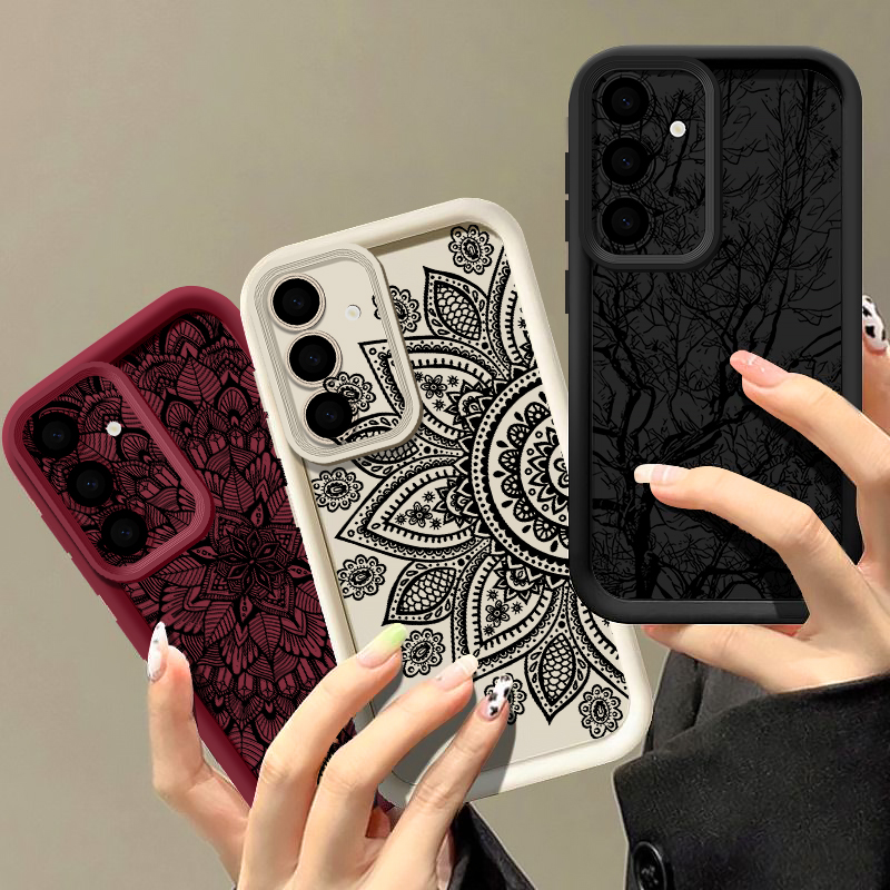 غطاء هاتف بنمط زهور عتيق لسامس - مراجعة Phone Cases Galaxy A17 وسعره