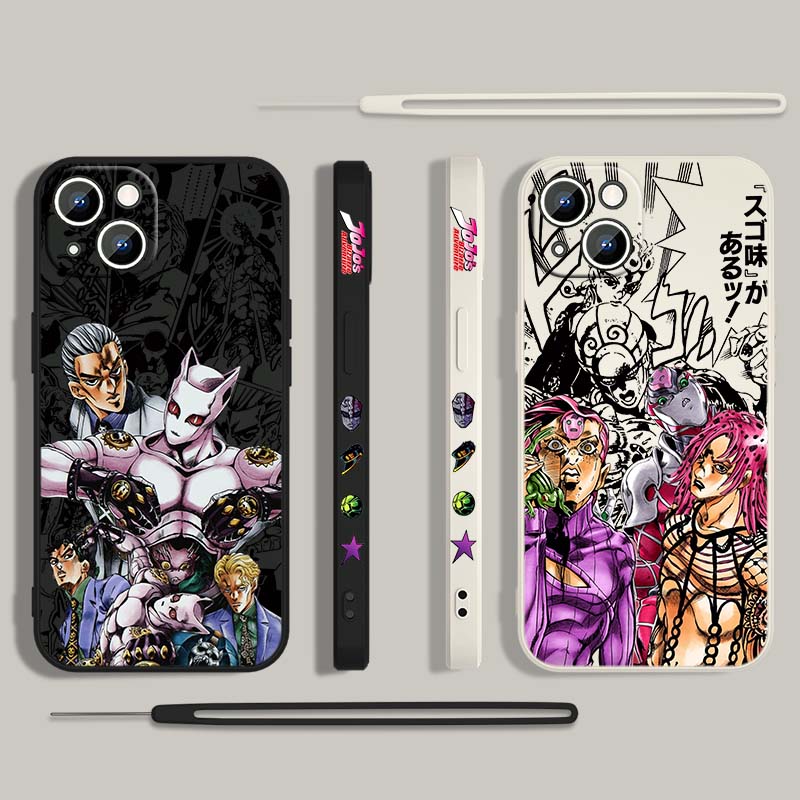 جراب هاتف سائل بتصميم أنمي JOJ - مراجعة Phone Cases For Iphone 11 وسعره