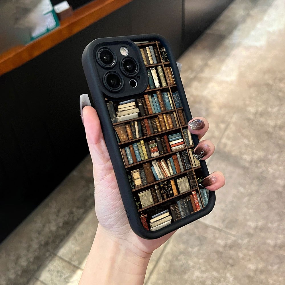 غطاء هاتف بتصميم رف كتب إبداعي - مراجعة Phone Cases Xs وسعره