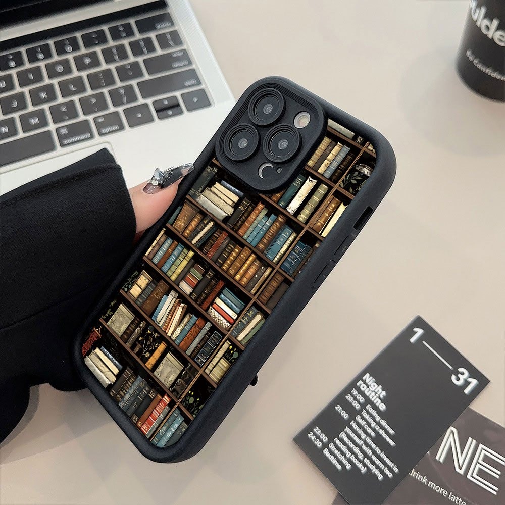 غطاء هاتف بتصميم رف كتب إبداعي - مراجعة Phone Cases Xs وسعره