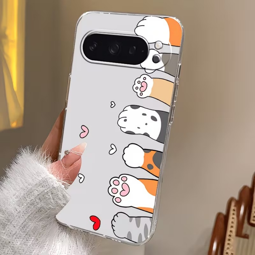 غطاء هاتف سيليكون شفاف بتصميم  - مراجعة Phone Cases Google Pixel 10 وسعره