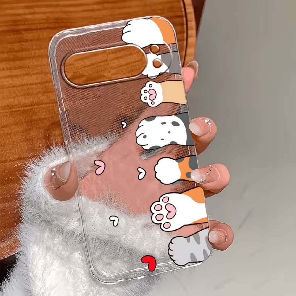 غطاء هاتف سيليكون شفاف بتصميم  - مراجعة Phone Cases Google Pixel 10 وسعره