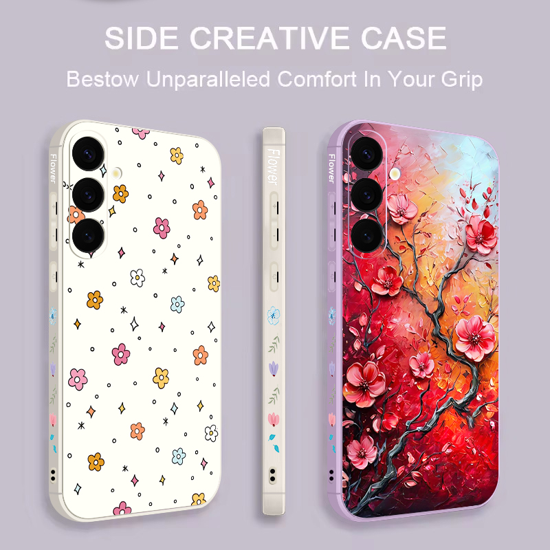 جراب هاتف ناعم بتصميم زهور صغي - مراجعة Phone Cases Motorola Edge 2025 وسعره