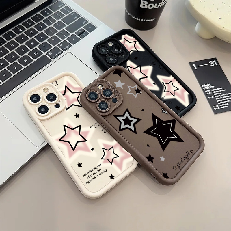 غطاء سيليكون على شكل نجمة خماس - مراجعة Phone Cases Motorola Edge 2025 وسعره