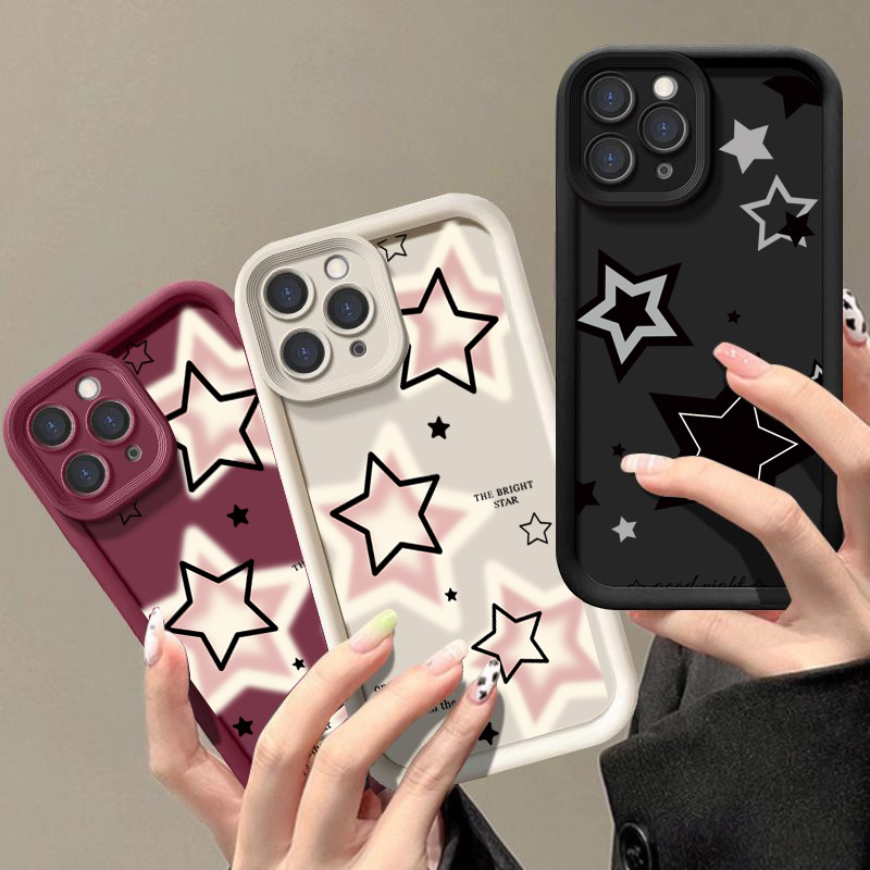 غطاء سيليكون على شكل نجمة خماس - مراجعة Phone Cases Motorola Edge 2025 وسعره