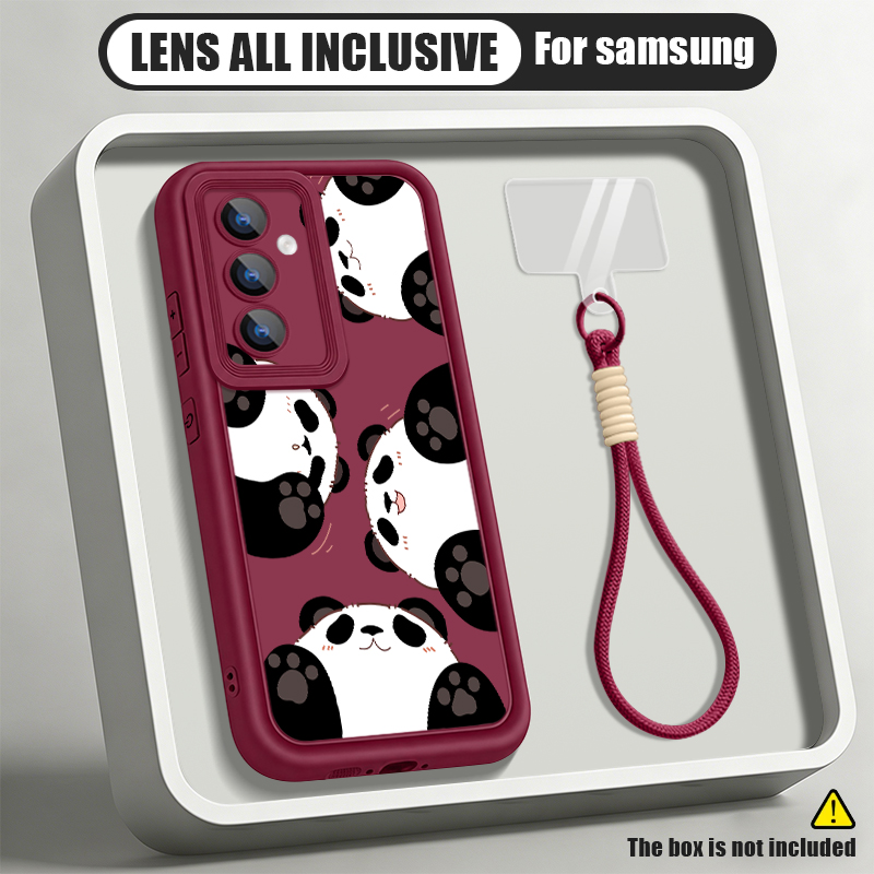غطاء هاتف بحزام عنق بنمط البان - مراجعة Phone Cases Galaxy A17 وسعره