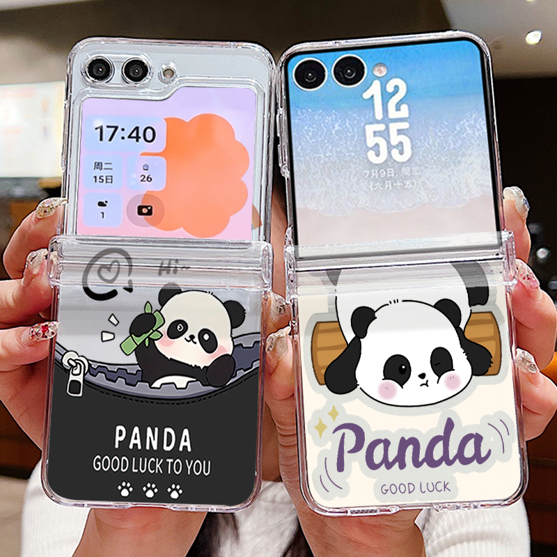 غطاء هاتف بنمط الباندا اللطيف  - مراجعة Phone Cases Z Flip 6 وسعره