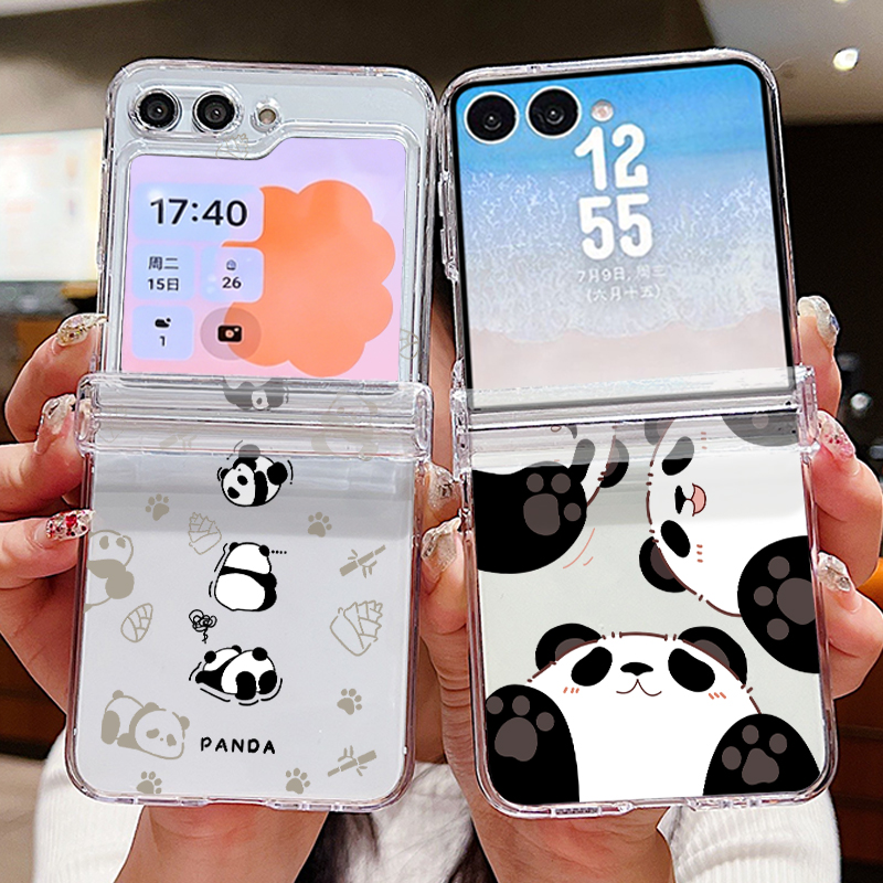 غطاء هاتف بنمط الباندا اللطيف  - مراجعة Phone Cases Z Flip 6 وسعره