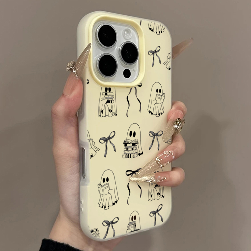 غطاء هاتف لطيف بتصميم كتاب شبح - مراجعة Phone Cases Xr Cute وسعره