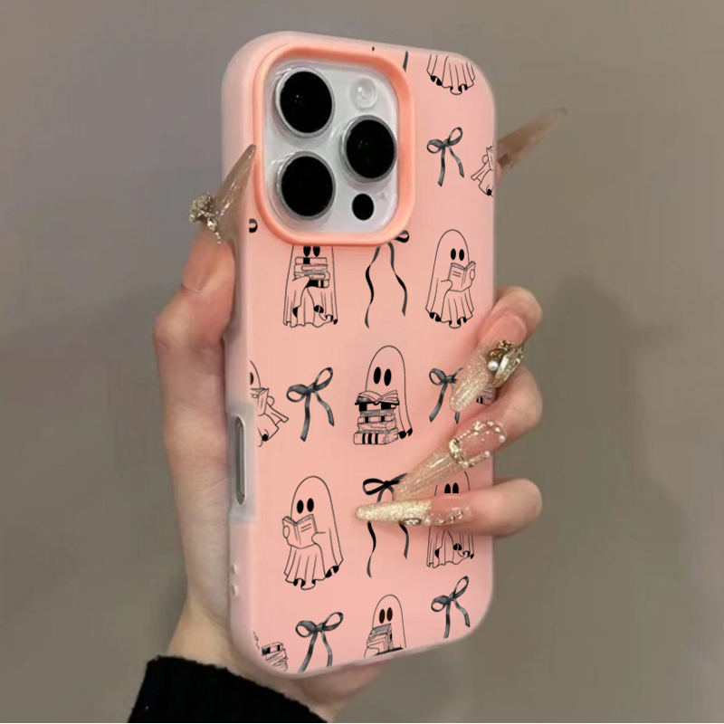 غطاء هاتف لطيف بتصميم كتاب شبح - مراجعة Phone Cases Xr Cute وسعره
