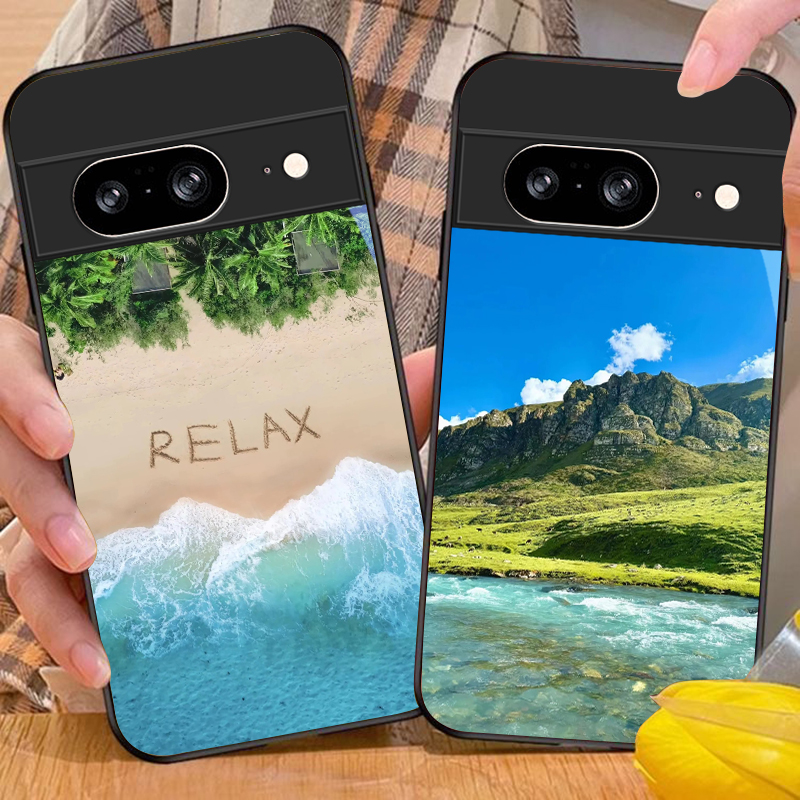 غطاء هاتف زجاجي أسود بتصميم مش - مراجعة Phone Cases Google Pixel 10 وسعره