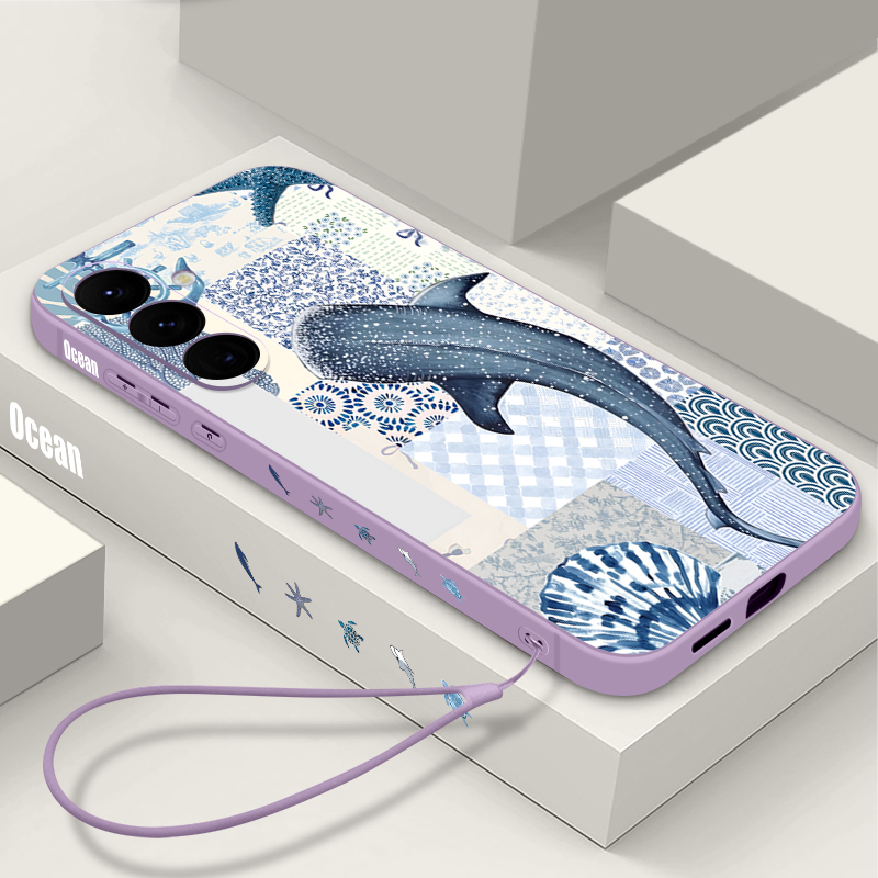 جراب هاتف بنمط سمكة مع حبل تعل - مراجعة Phone Cases Galaxy A17 وسعره