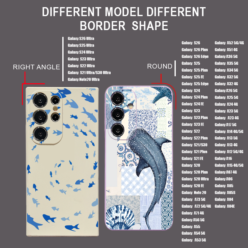 جراب هاتف بنمط سمكة مع حبل تعل - مراجعة Phone Cases Galaxy A17 وسعره