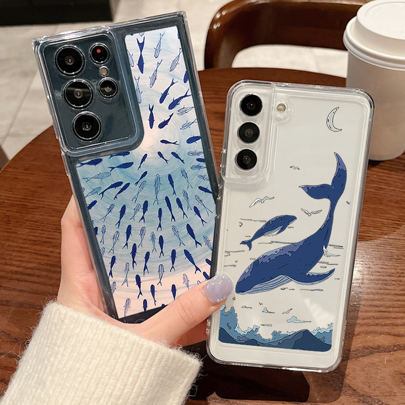جراب هاتف بتصميم سمكة القرش وا - مراجعة Phone Cases Galaxy A17 وسعره