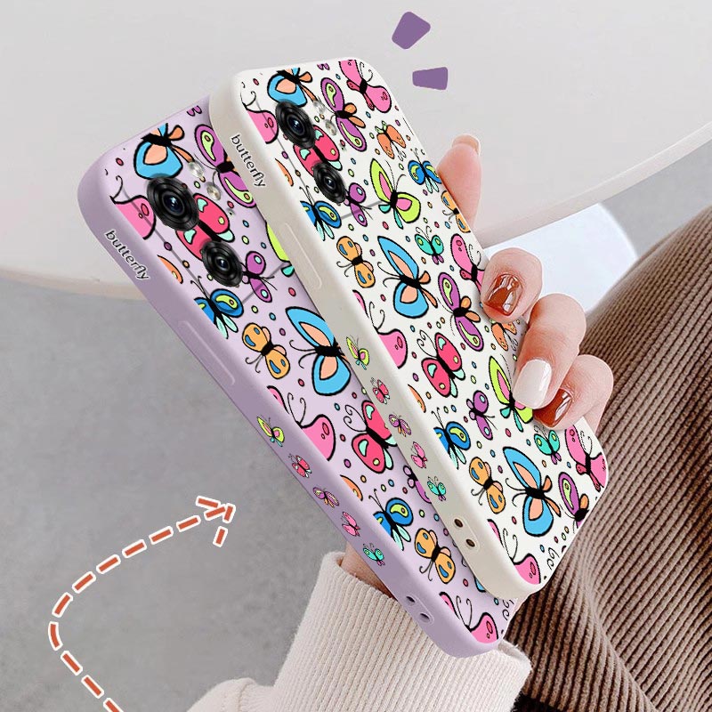 جراب هاتف فراشة سيليكون ، غطاء - مراجعة Phone Cases Motorola Edge 2025 وسعره