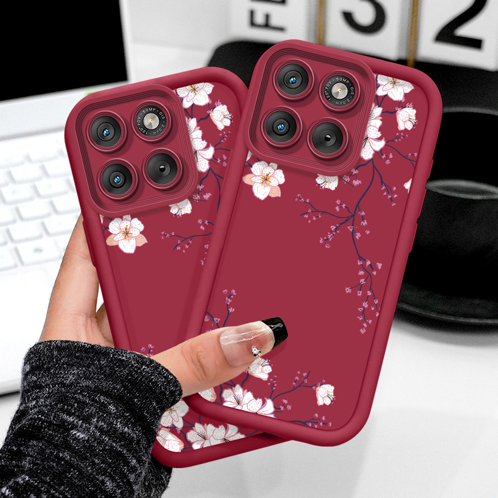 حافظة هاتف على شكل زهور الربيع - مراجعة Phone Cases Motorola Edge 2025 وسعره
