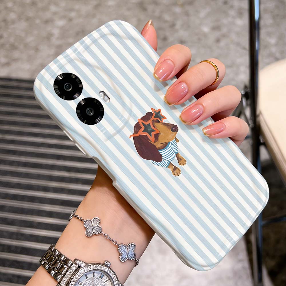 حافظة هاتف لطيفة مخططة على شكل - مراجعة Phone Cases Motorola Edge 2025 وسعره