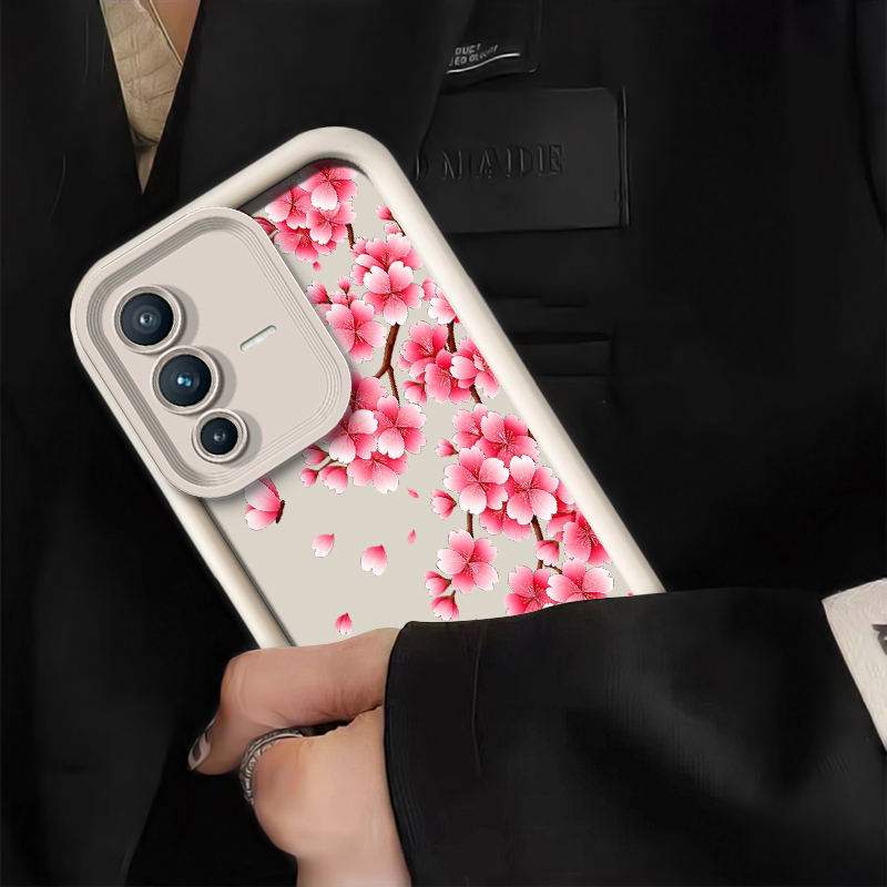 غطاء هاتف بتصميم زهور الكرز ال - مراجعة Vivo V40 وسعره