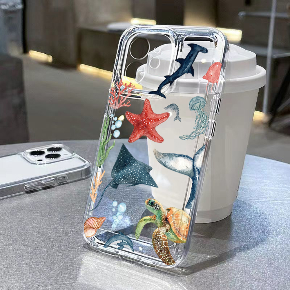 غطاء حماية بتصميم حيوانات البح - مراجعة Phone Cases Xs وسعره