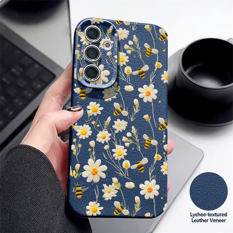 غطاء هاتف سيليكون بنمط زهرة ال - مراجعة Phone Cases Galaxy A17 وسعره